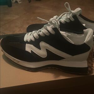 Black and White womens Sneakers